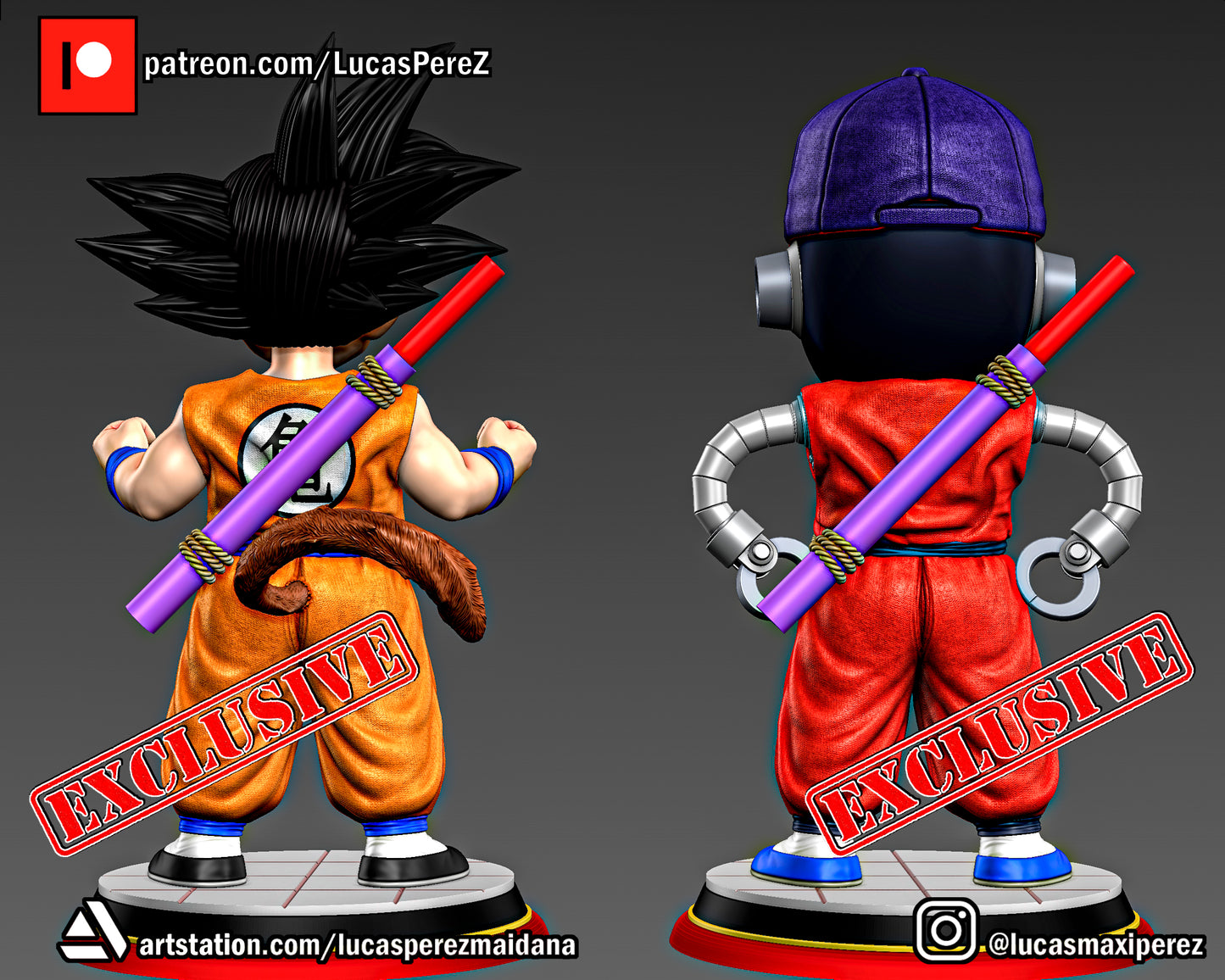 Kid Goku 1:6 or 1:10 Scale | Dragon Ball Z Scale Model | Lucas Perez