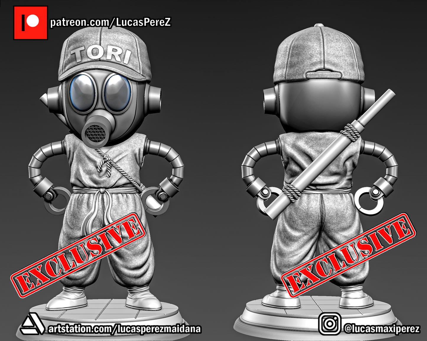Kid Goku 1:6 or 1:10 Scale | Dragon Ball Z Scale Model | Lucas Perez