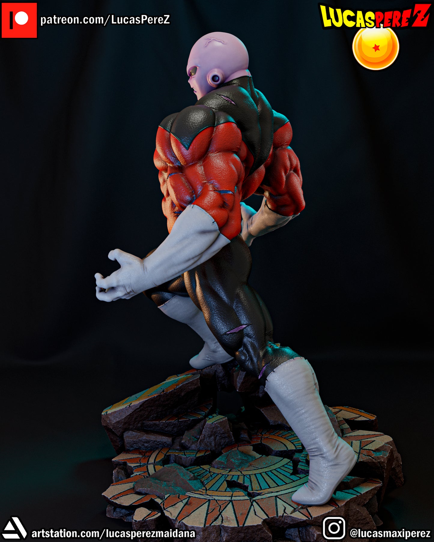 Jiren 1:6 Scale Model | Dragon Ball Z | Lucas Perez