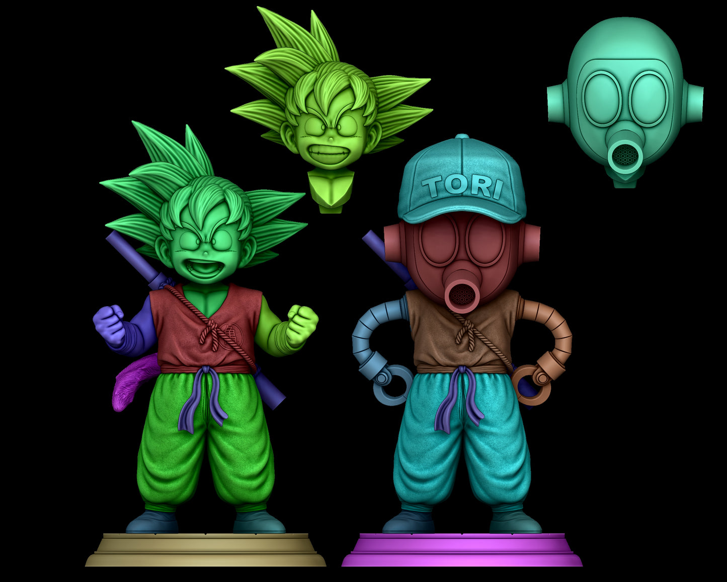 Kid Goku 1:6 or 1:10 Scale | Dragon Ball Z Scale Model | Lucas Perez
