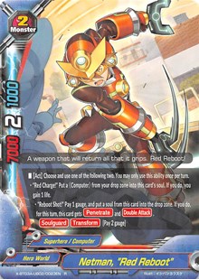 Netman, "Red Reboot" | LVL Up! Heroes & Adventurers! | R | Unspecified | #X-BT03A-UB02/0023EN