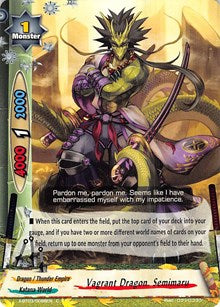 Vagrant Dragon, Semimaru | Overturn! Thunder Empire!! | C | Foil | #X-BT03/0088EN