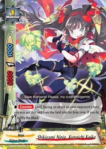 Shikigami Ninja, Kunoichi Keika | Overturn! Thunder Empire!! | C | Foil | #X-BT03/0087EN
