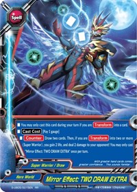 Mirror Effect: TWO DRAW EXTRA | Buddy Again Vol.2 ~Super Buddy War EX~ | RR | Normal | #S-UB05/0015EN