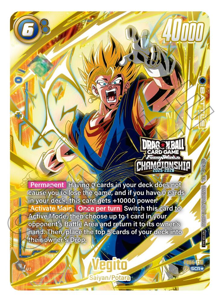 DBS Fusion World: Fusion World Promotion Cards and Packs Singles 2/2