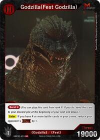 Godzilla (Fest Godzilla) | Booster Set 1: Godzilla VS. Godzilla | UC | Normal | #EBP01-013