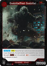 Godzilla (Fest Godzilla) | Booster Set 1: Godzilla VS. Godzilla | R | Normal | #EBP01-015