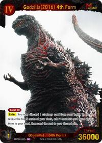 Godzilla(2016) 4th Form | Booster Set 2: G: Monsters Raid Again | SP | Foil | #EBP02-007+