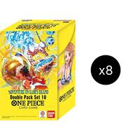 One Piece Card Game: Double Pack Set Vol. 10 Display