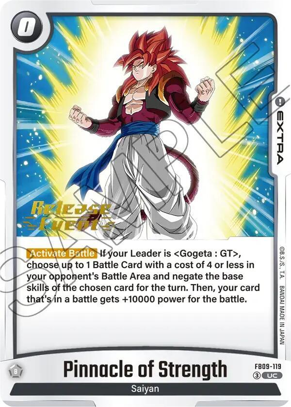 DBS Fusion World: Dual Evolution Release Event Cards Singles