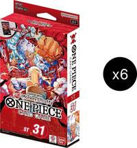 One Piece Card Game: Starter Deck 31: RED Monkey.D.Luffy Display