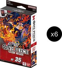 One Piece Card Game: Starter Deck 35: RED/BLACK Sabo Display