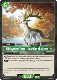 Eikthyrdeer Terra - Guardian of Nature | TD02: Dawn of Palpagos Green•Purple | Trial Deck | Unspecified | #ETD02-005