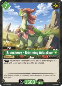 Broncherry - Brimming Adoration | TD02: Dawn of Palpagos Green•Purple | Trial Deck | Unspecified | #ETD02-006