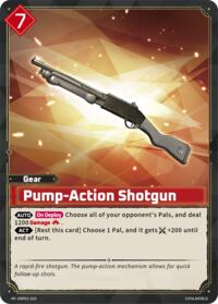 Pump-Action Shotgun | BP01: Dawn of Palpagos | Rare | Unspecified | #EBP01-020