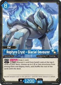 Reptyro Cryst - Glacial Devourer (SR) | BP01: Dawn of Palpagos | Super Rare | Unspecified | #EBP01-030SR
