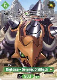 Digtoise - Seismic Drillback (OSR) | BP01: Dawn of Palpagos | Over Super Rare | Unspecified | #EBP01-050OSR