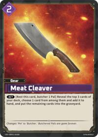 Meat Cleaver (SR) | BP01: Dawn of Palpagos | Super Rare | Unspecified | #EBP01-093SR