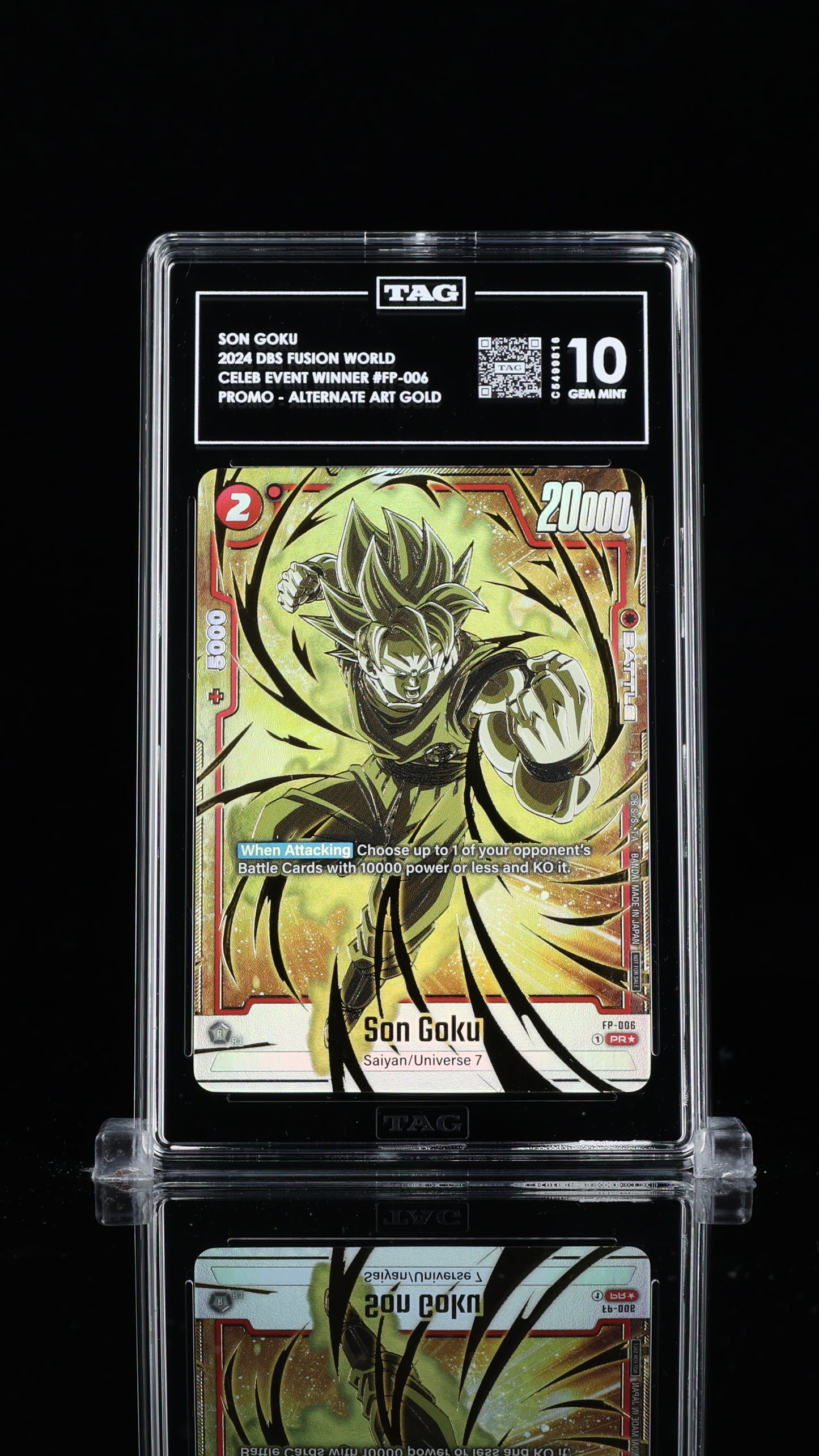 Son Goku Celebration Event Winner 10 GEM MINT