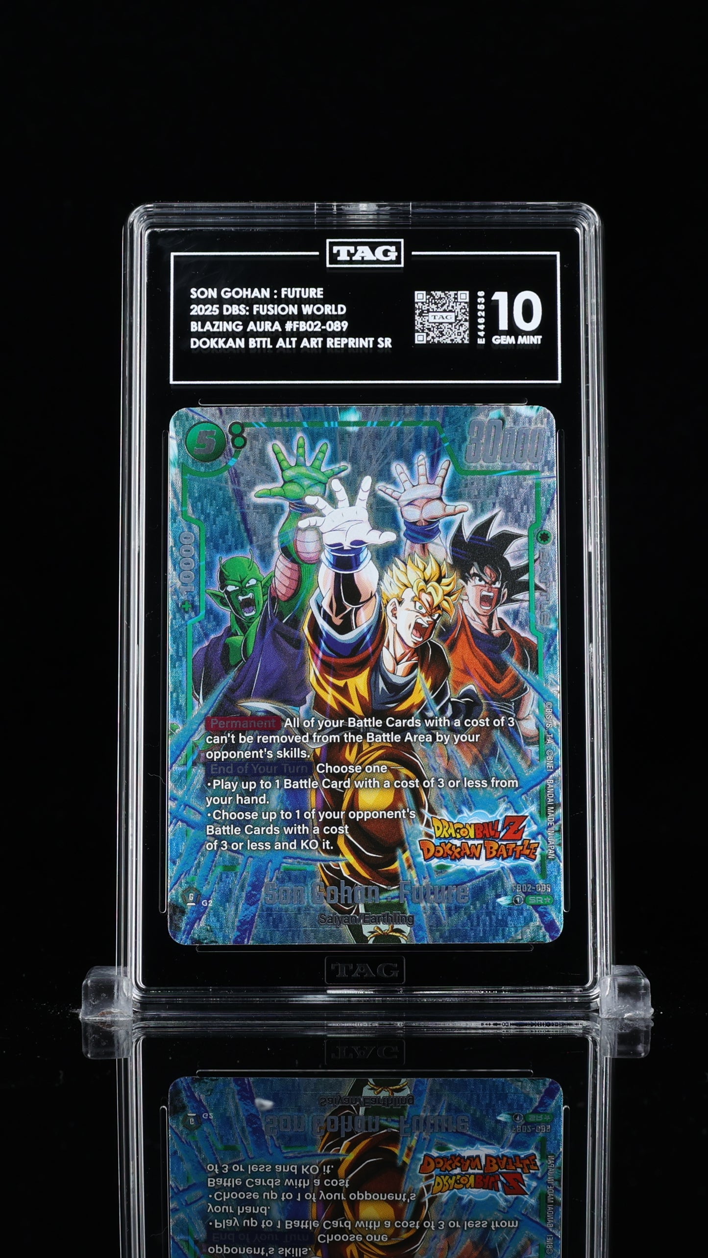Son Gohan : Future Blazing Aura Alternate Art Reprints 10 GEM MINT