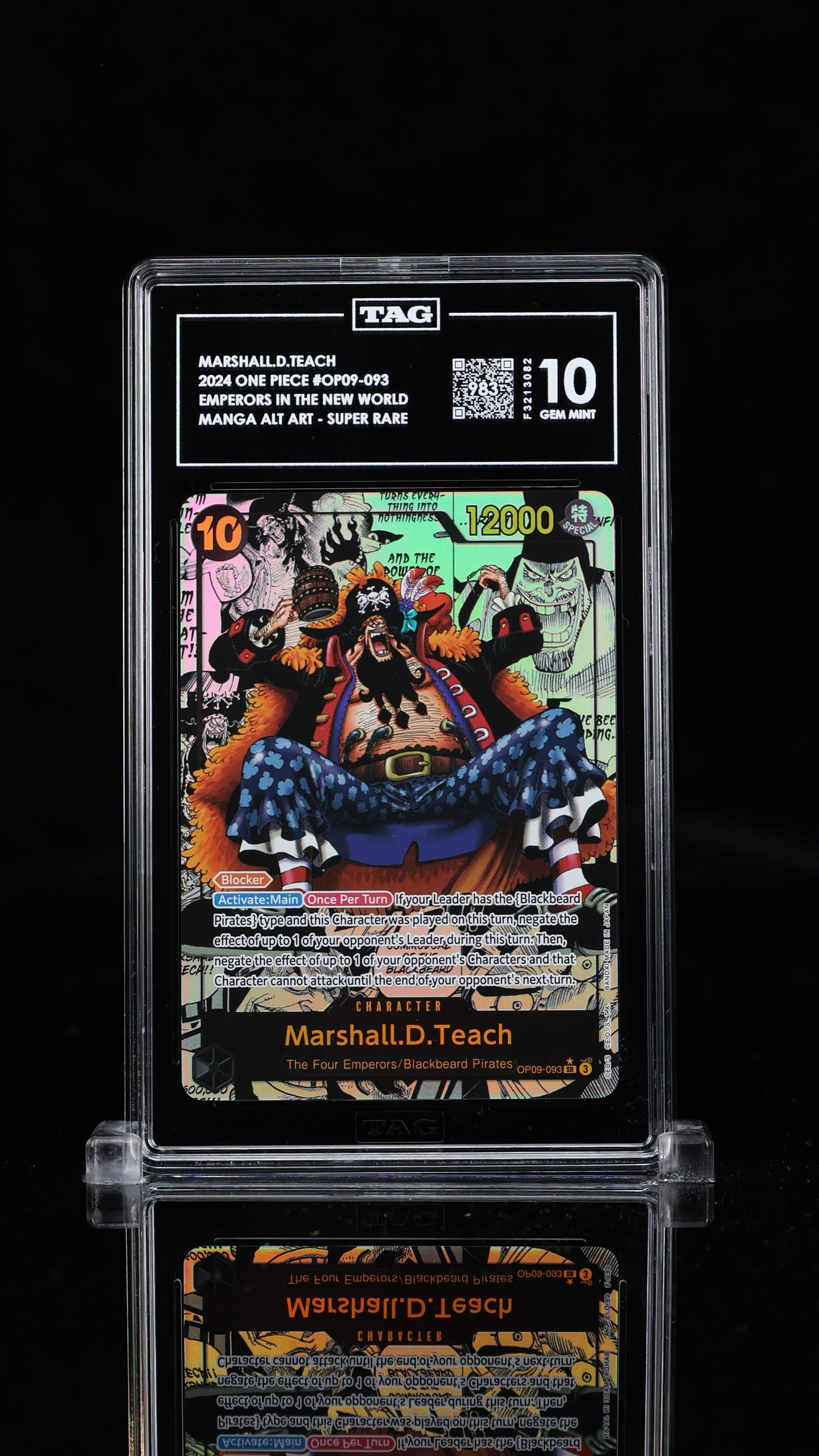 Marshall.D.Teach Manga Alternate Art 10 SCORE (983)