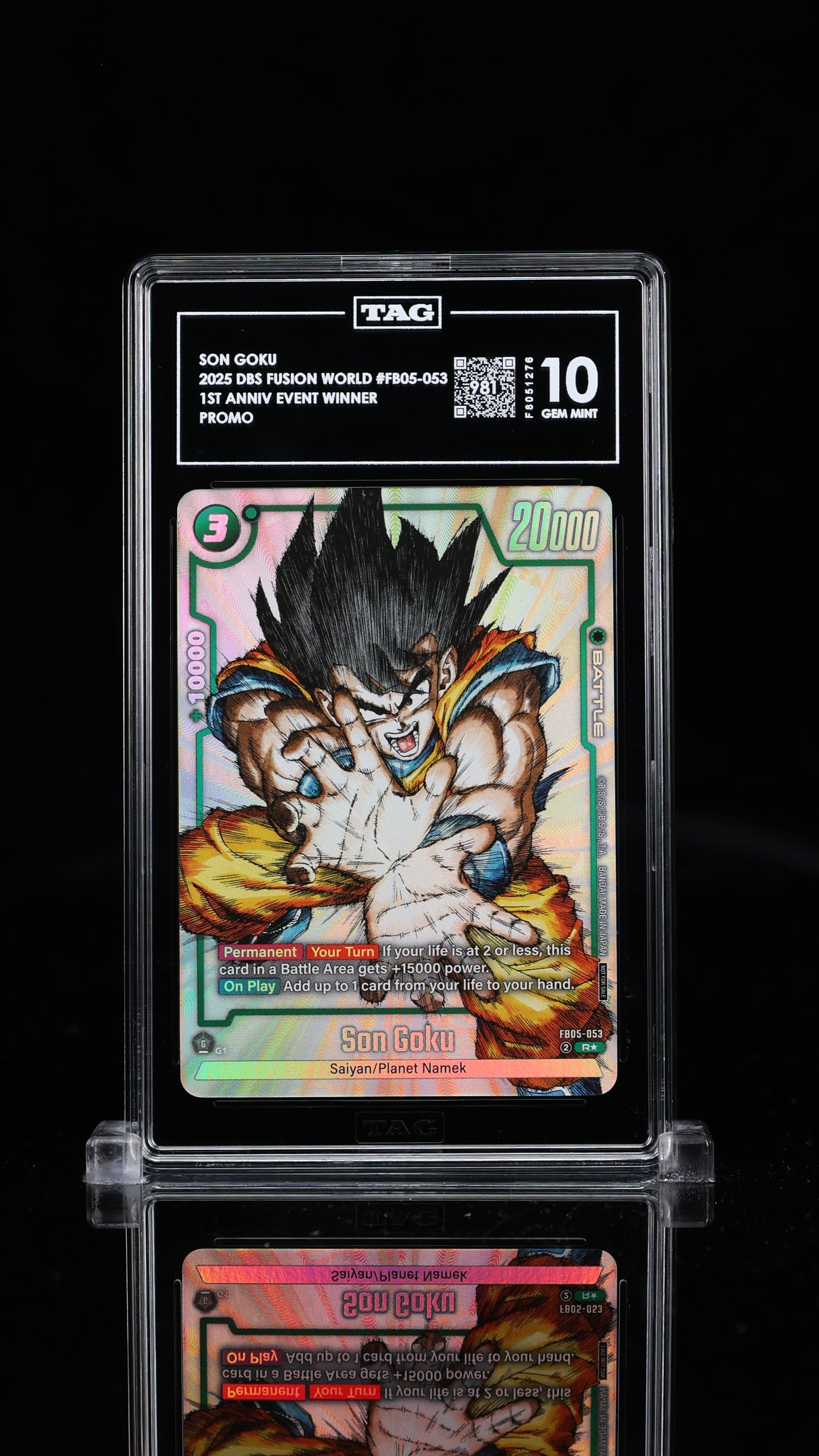 Son Goku 1st Anniversary Event Winner 10 SCORE (981)