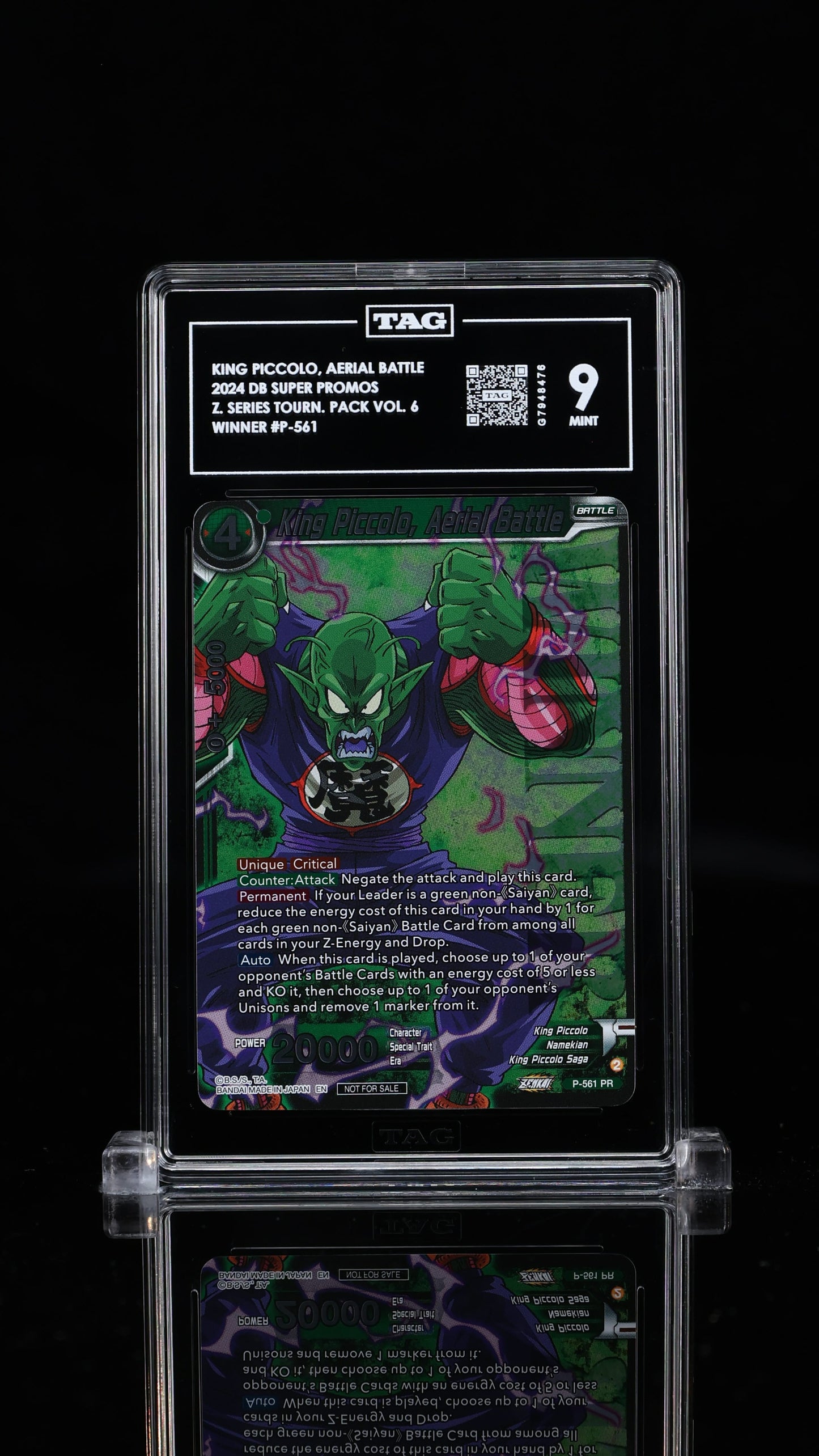 King Piccolo, Aerial Battle Zenkai Series Tournament Pack Vol. 6 - Winner 9 MINT