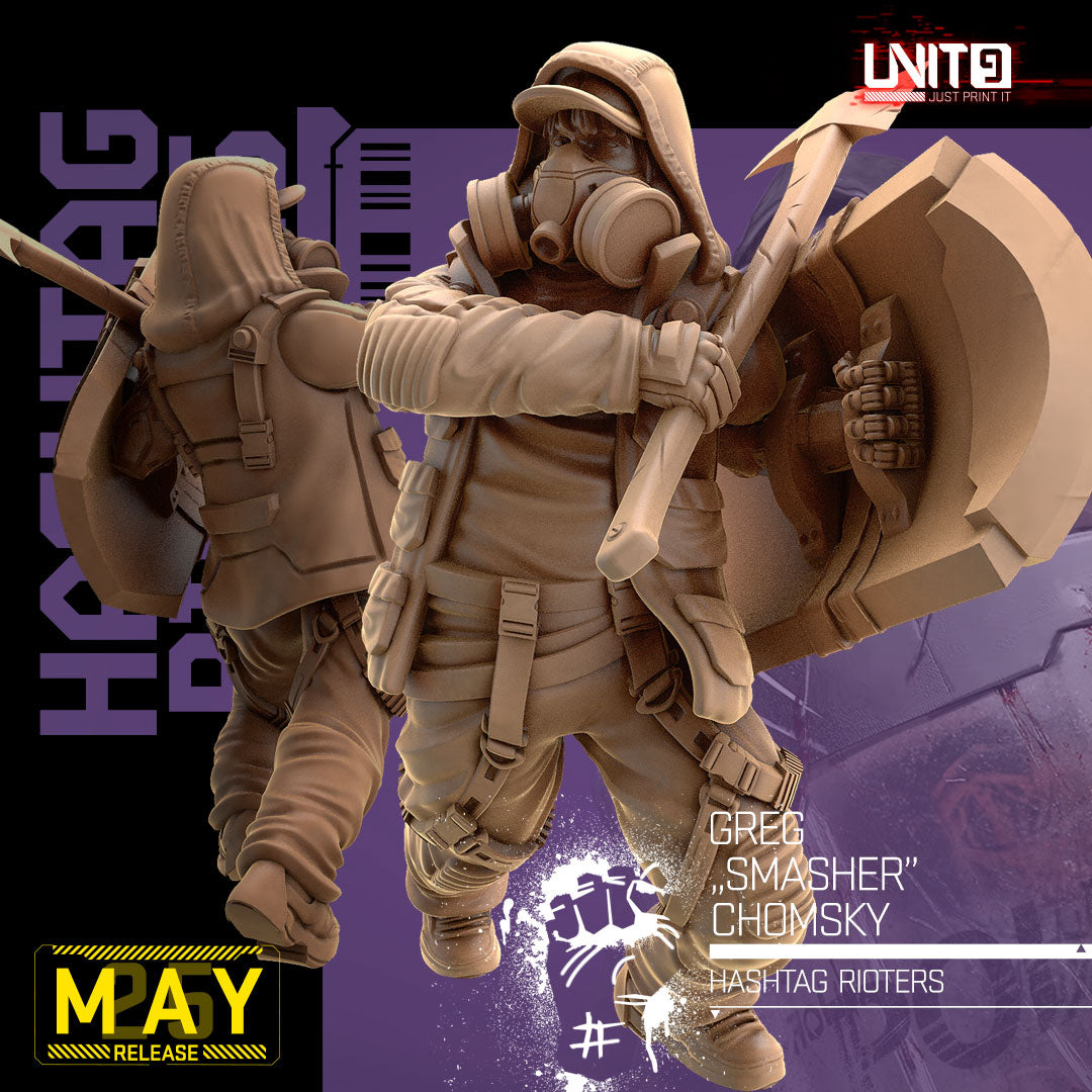 UNIT9 05.2025 – Hashtag Rioters | Greg Smasher Chomsky | Iona Shard Drayke | Nova Brickbat Cruz | Orion Vex | Panzer Pup | Raze Crowbar Mendoza