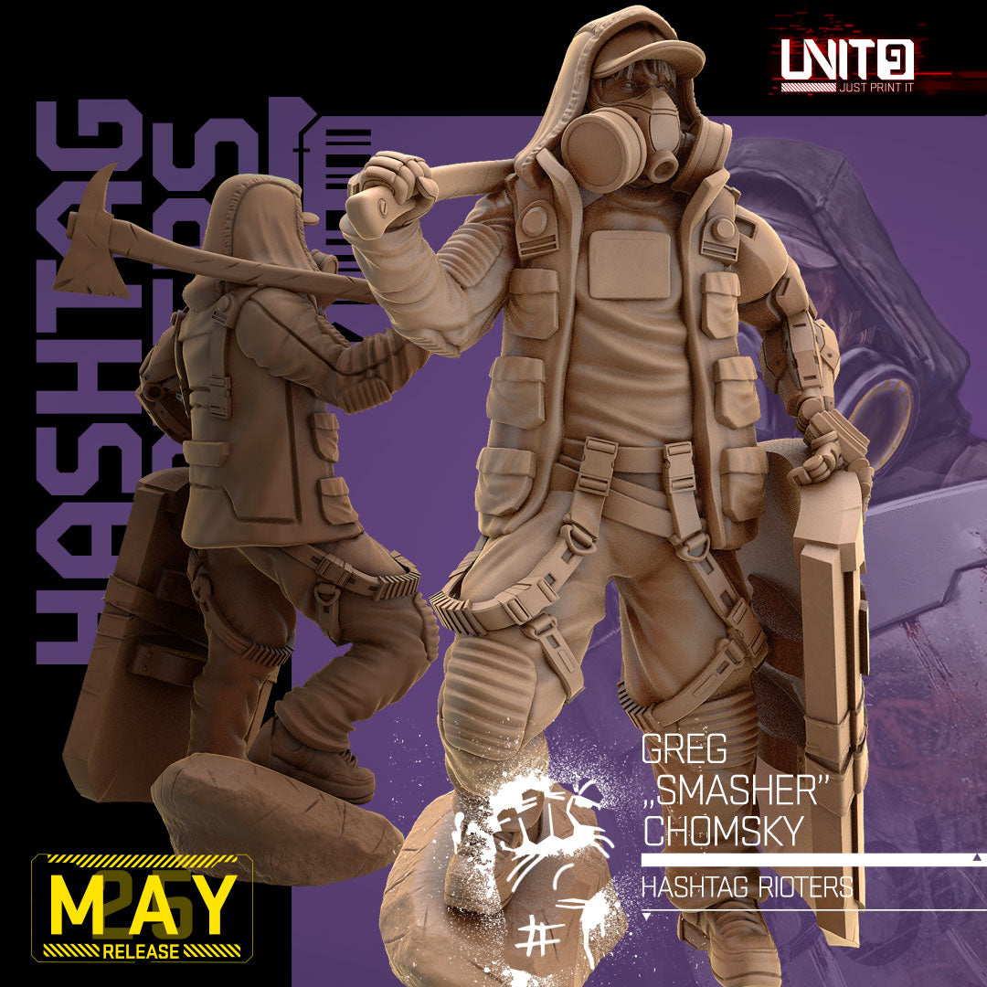 UNIT9 05.2025 – Hashtag Rioters | Greg Smasher Chomsky | Iona Shard Drayke | Nova Brickbat Cruz | Orion Vex | Panzer Pup | Raze Crowbar Mendoza