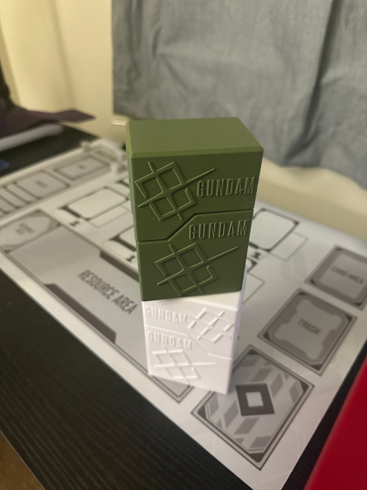 Gundam card game TCG deck box 60+
