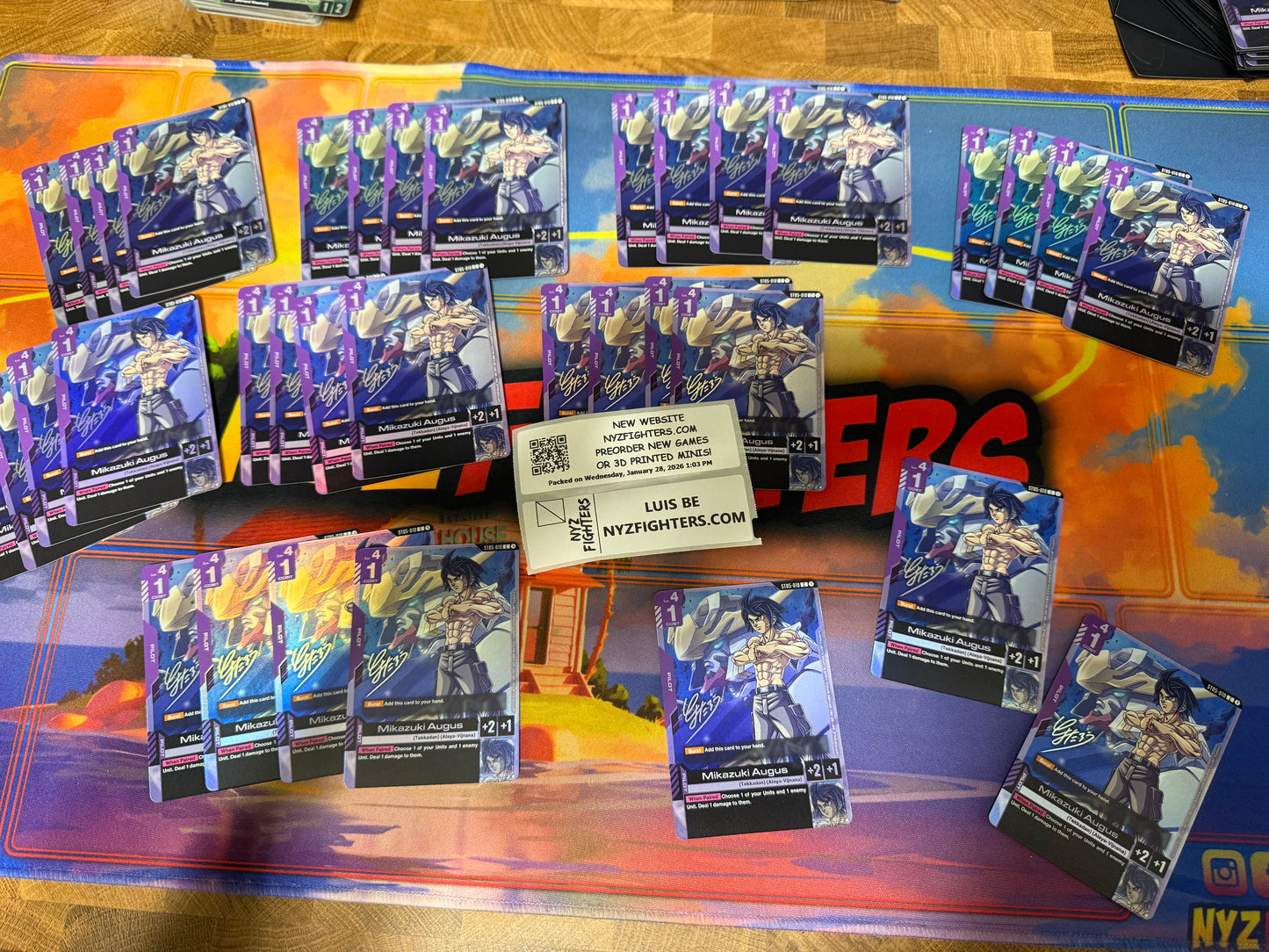 GUNDAM CARD GAME ST05-010 Mikazuki Augus *Artwork newly illustrated by Toyotaro