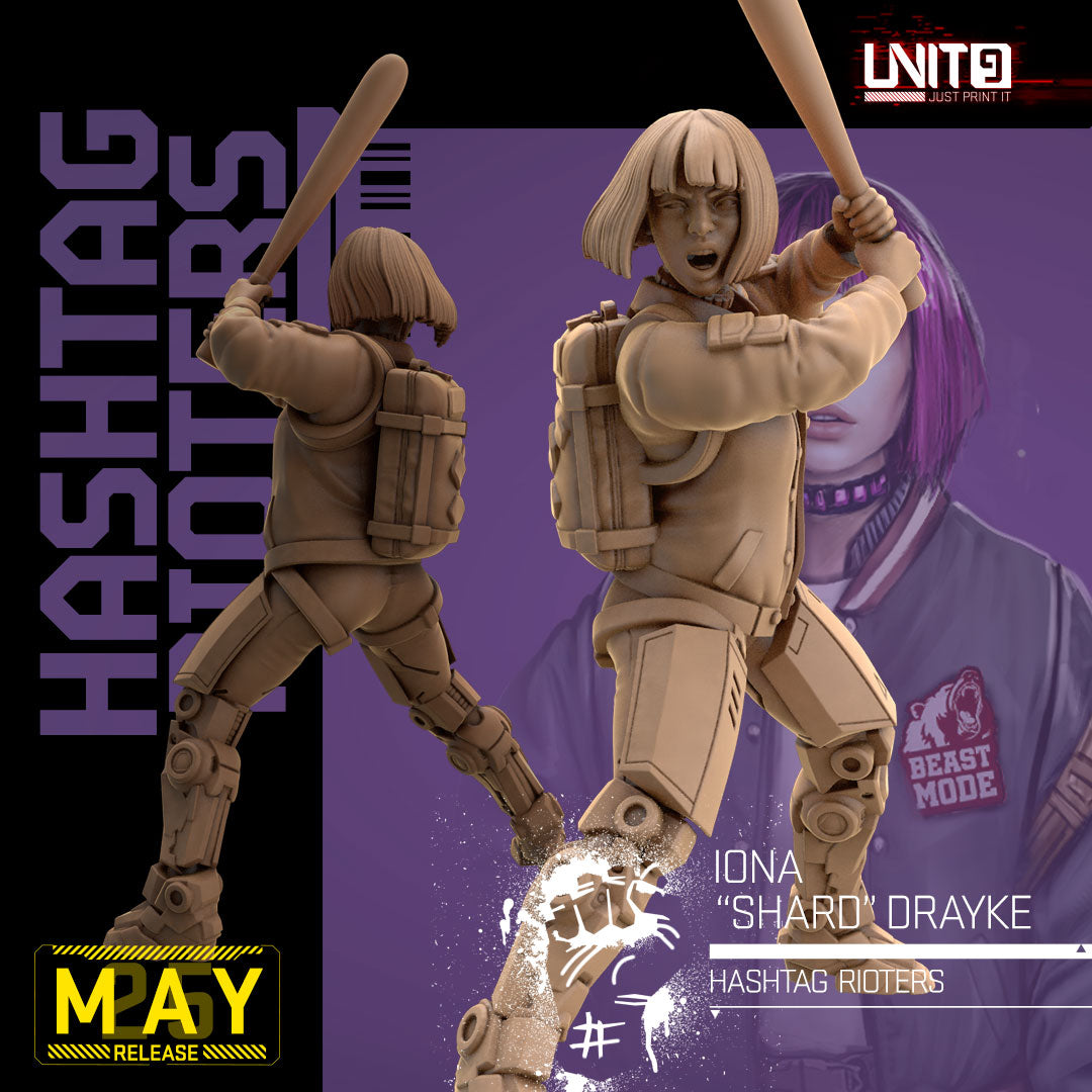 UNIT9 05.2025 – Hashtag Rioters | Greg Smasher Chomsky | Iona Shard Drayke | Nova Brickbat Cruz | Orion Vex | Panzer Pup | Raze Crowbar Mendoza