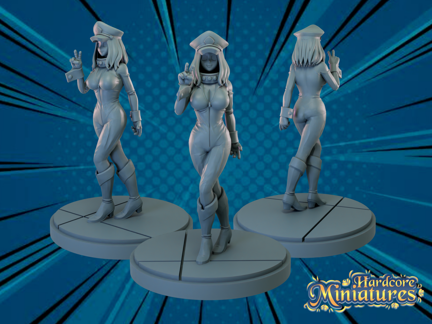 Hardcore Miniatures March 2023 Release: Aries Mū, Bonyu, Yuga Aoyama, Cygnus Hyoga, Dragon Shiryū, Gamma 1, Gamma 2, Gemini Saga, Camie Utsushimi, Mei Hatsume, North Kai, Real Steal, Red Riot, Sagittarius Aiolos, Saiyaman