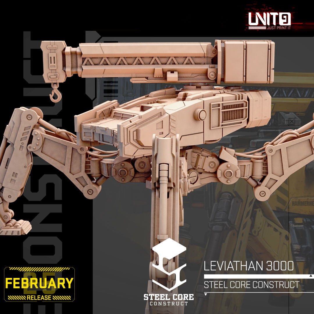UNIT9 02.2025 – Steel Core Construct | Earl Rusty Chambers | Frank Buck Jennings | Hank Duke Watson | Leviathan 3000 | Randy Bones Carter | Spartan Cargo Drone | Tammy Tex Rogers