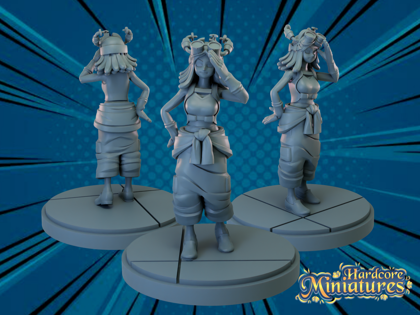 Hardcore Miniatures March 2023 Release: Aries Mū, Bonyu, Yuga Aoyama, Cygnus Hyoga, Dragon Shiryū, Gamma 1, Gamma 2, Gemini Saga, Camie Utsushimi, Mei Hatsume, North Kai, Real Steal, Red Riot, Sagittarius Aiolos, Saiyaman