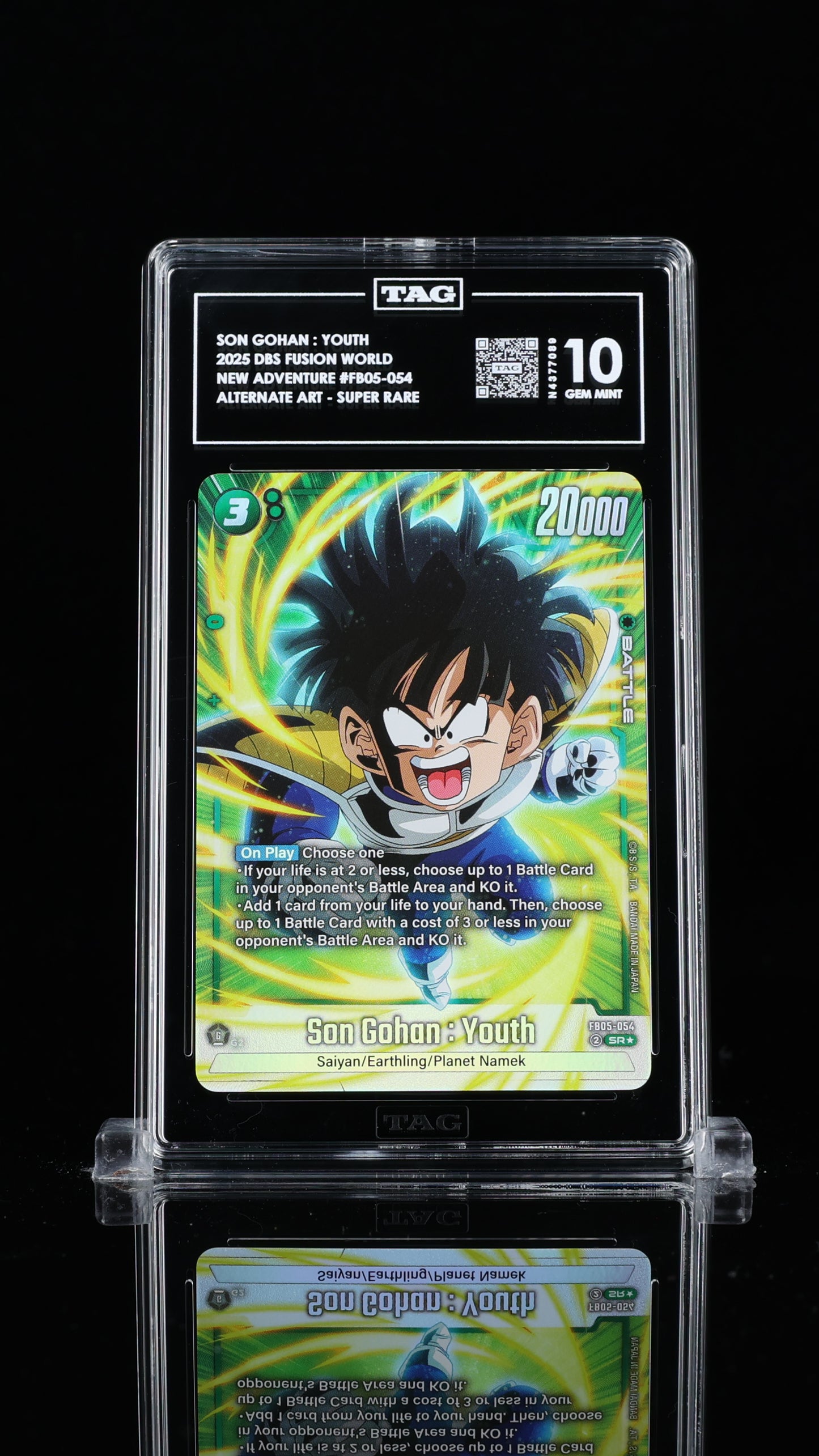 Son Gohan : Youth Alternate Art 10 GEM MINT