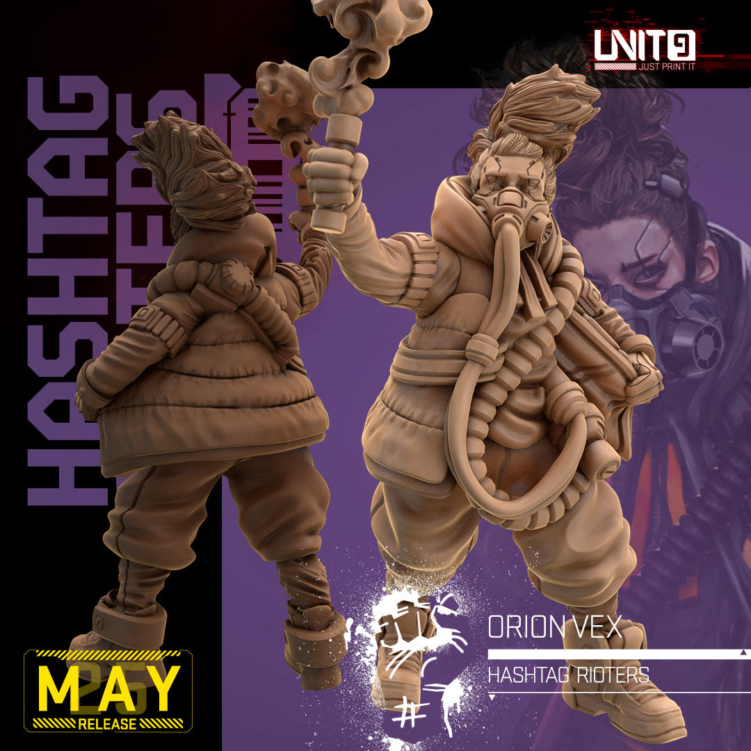 UNIT9 05.2025 – Hashtag Rioters | Greg Smasher Chomsky | Iona Shard Drayke | Nova Brickbat Cruz | Orion Vex | Panzer Pup | Raze Crowbar Mendoza