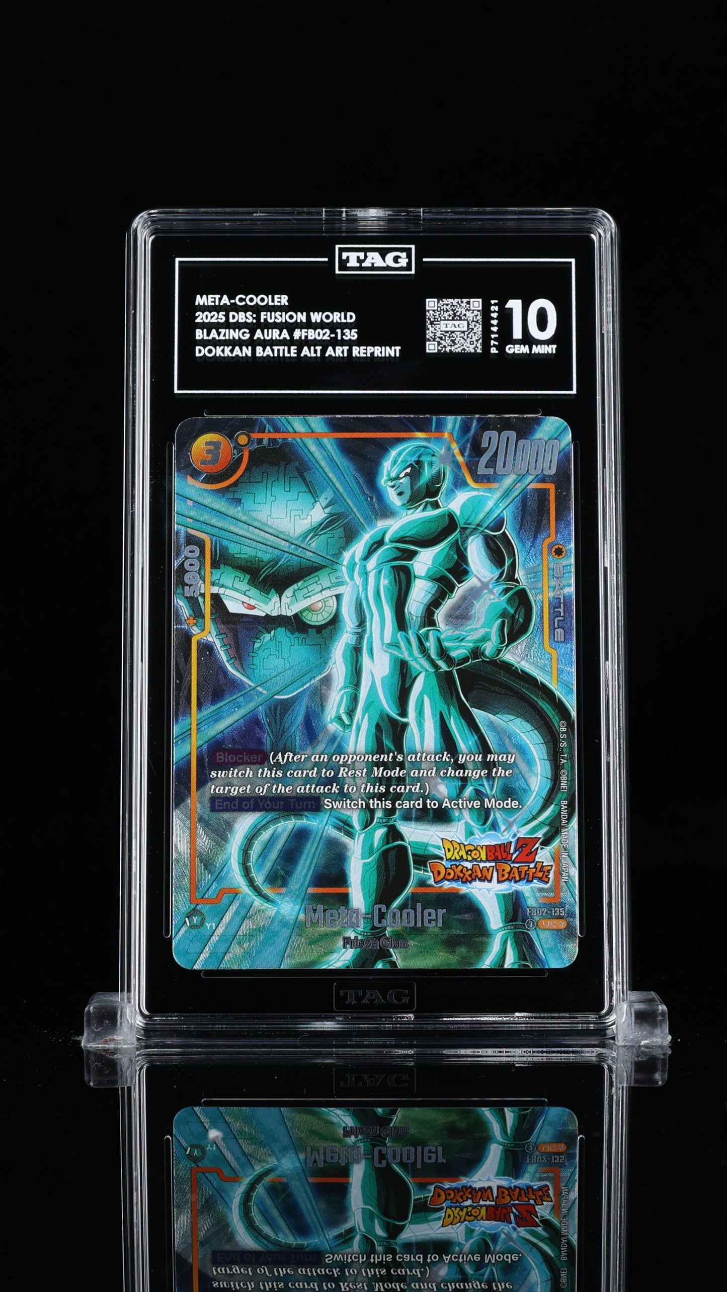 Meta-Cooler Blazing Aura Alternate Art Reprints 10 GEM MINT