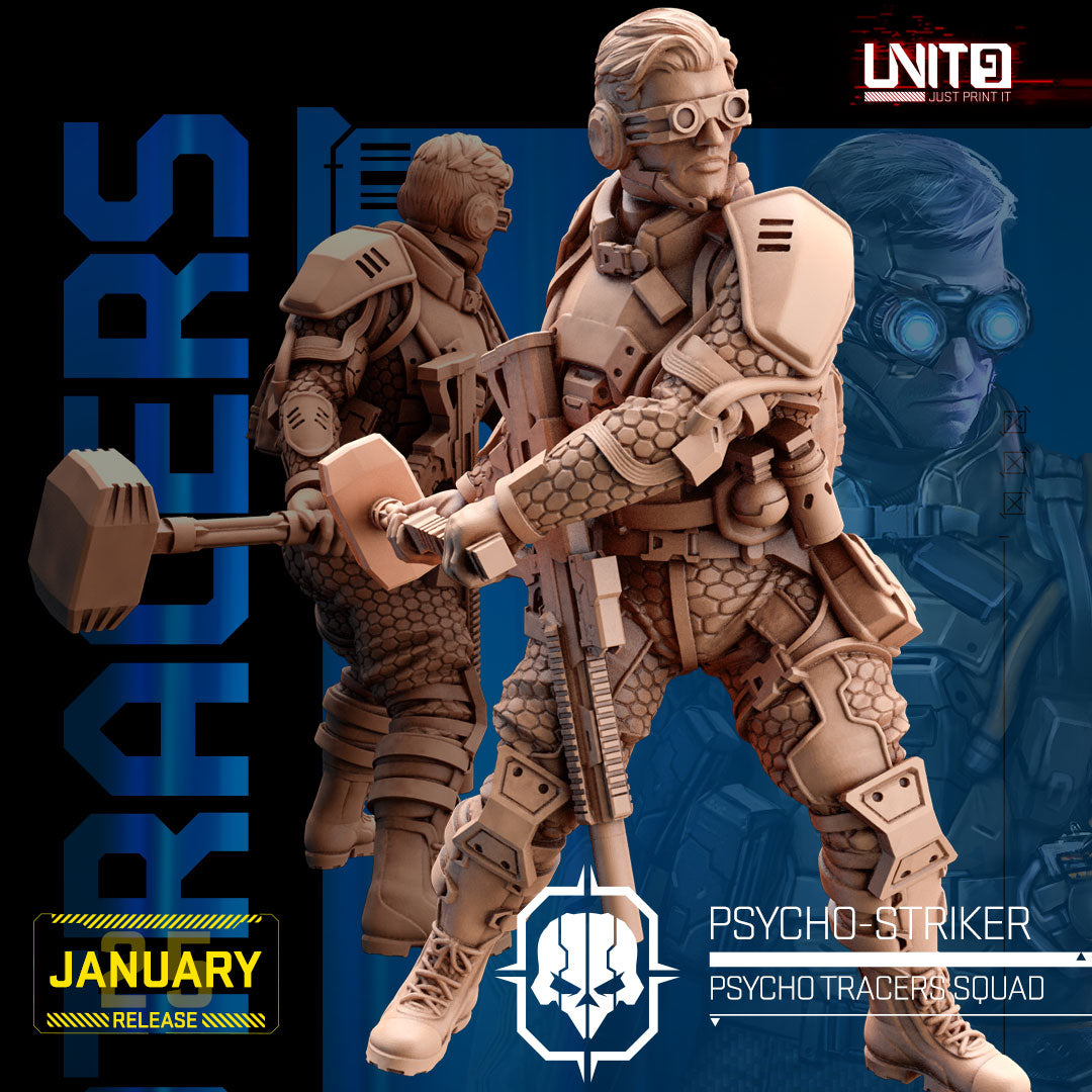 UNIT9 01.2025 – Psycho Tracers Squad | Grid Hunter | Hyper Wasp | Peacekeeper Alpha | Psycho-Striker | Vex Ashford