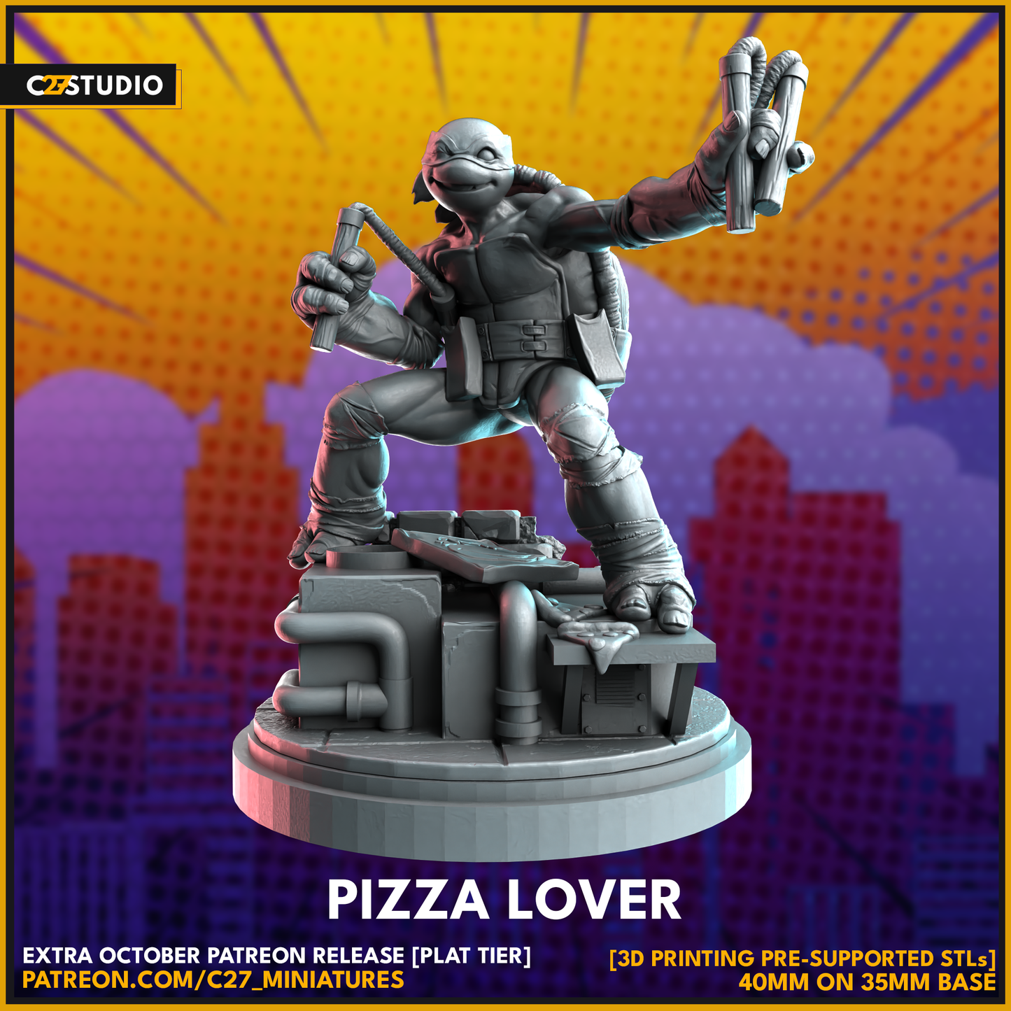 C27 Minis & Terrain October 2023 Release: Alien Bug, B.L. Zebub, Big Red (Hellboy), Chomp Chomp, Limbo Queen (New Mutants), Monochrome Spider, Pizza Lover, Pumpkinhead, Shedevil, Team Jacob, The Observer, Woman Without Fear