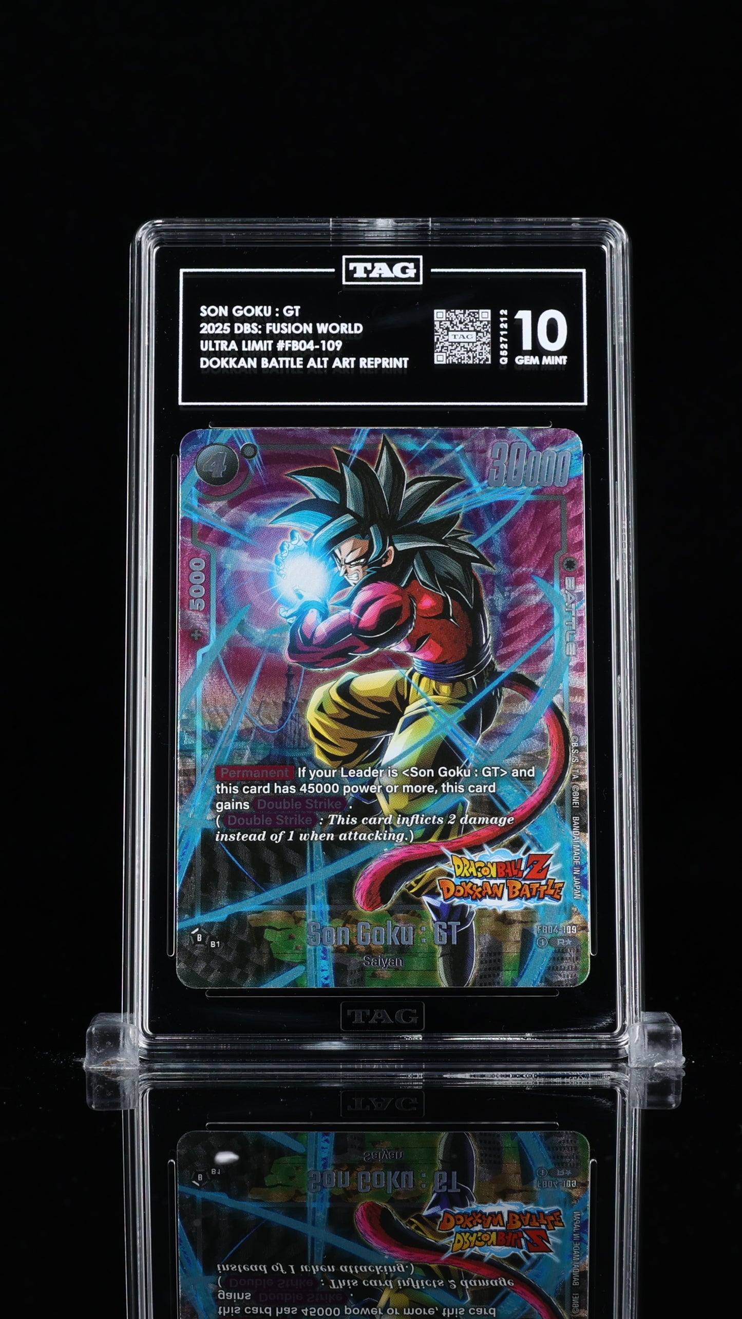 Son Goku : GT Ultra Limit Alternate Art Reprints 10 GEM MINT