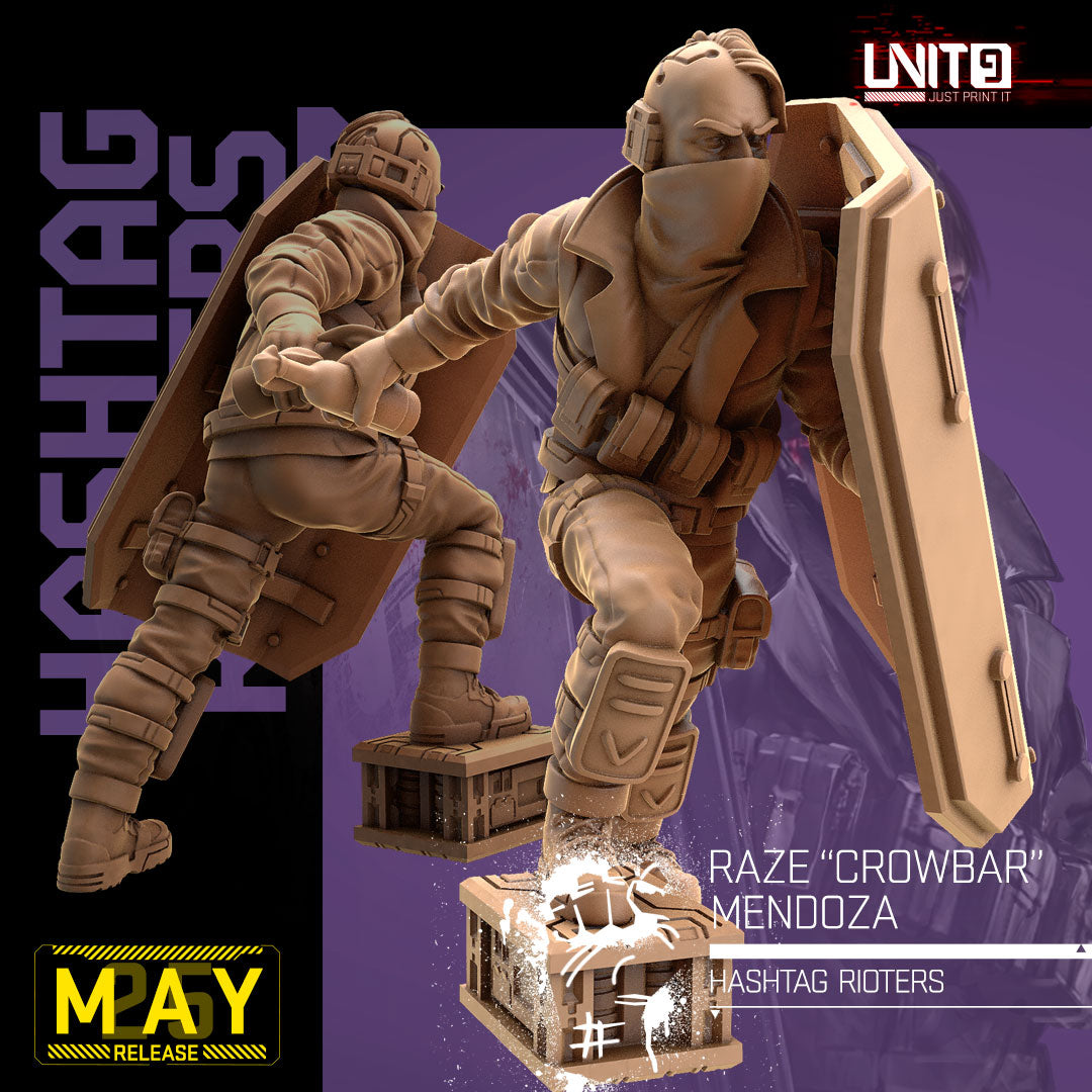 UNIT9 05.2025 – Hashtag Rioters | Greg Smasher Chomsky | Iona Shard Drayke | Nova Brickbat Cruz | Orion Vex | Panzer Pup | Raze Crowbar Mendoza