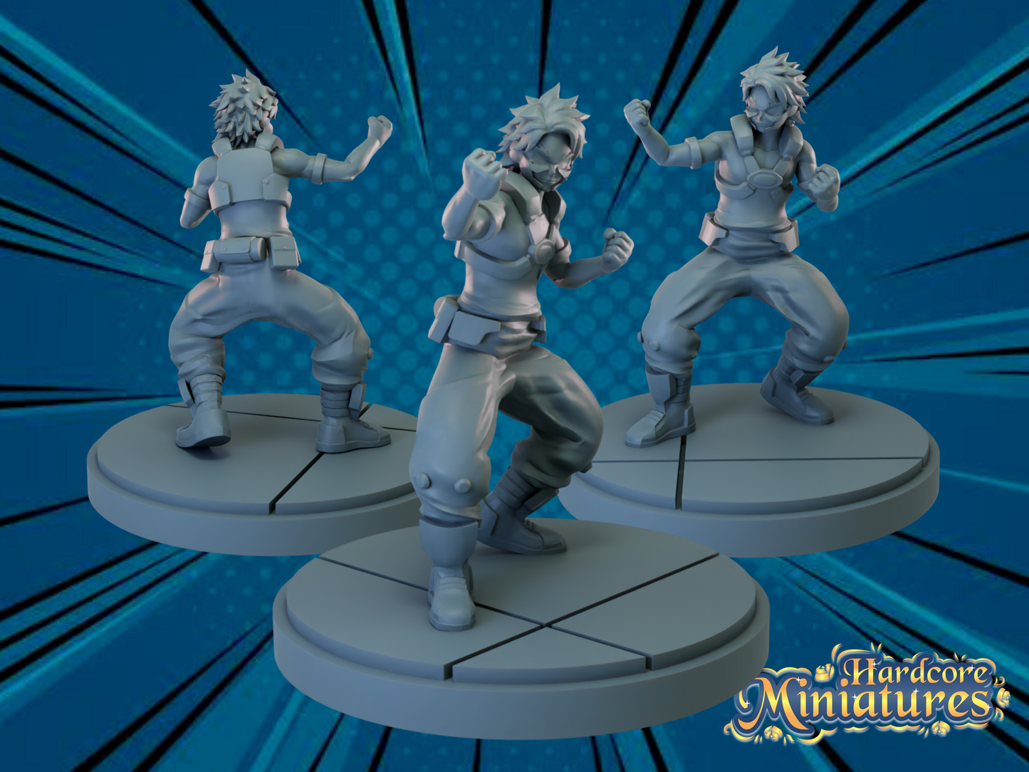Hardcore Miniatures March 2023 Release: Aries Mū, Bonyu, Yuga Aoyama, Cygnus Hyoga, Dragon Shiryū, Gamma 1, Gamma 2, Gemini Saga, Camie Utsushimi, Mei Hatsume, North Kai, Real Steal, Red Riot, Sagittarius Aiolos, Saiyaman