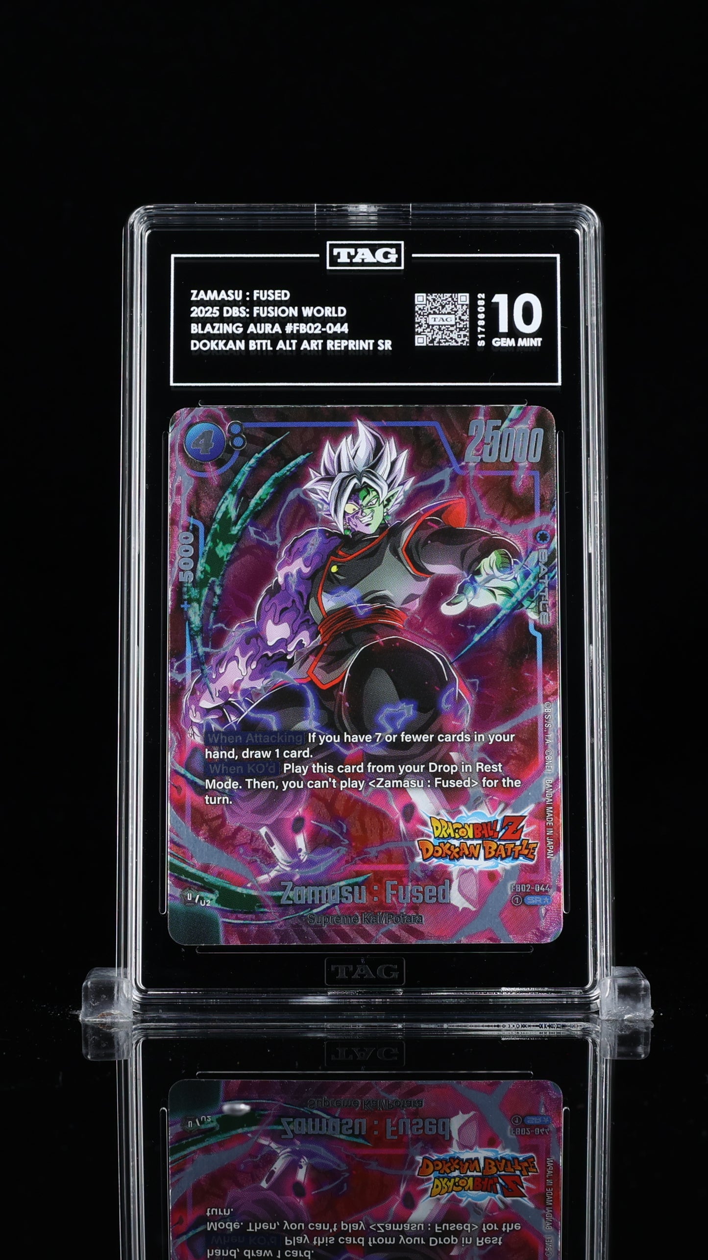Zamasu : Fused Blazing Aura Alternate Art Reprints 10 GEM MINT