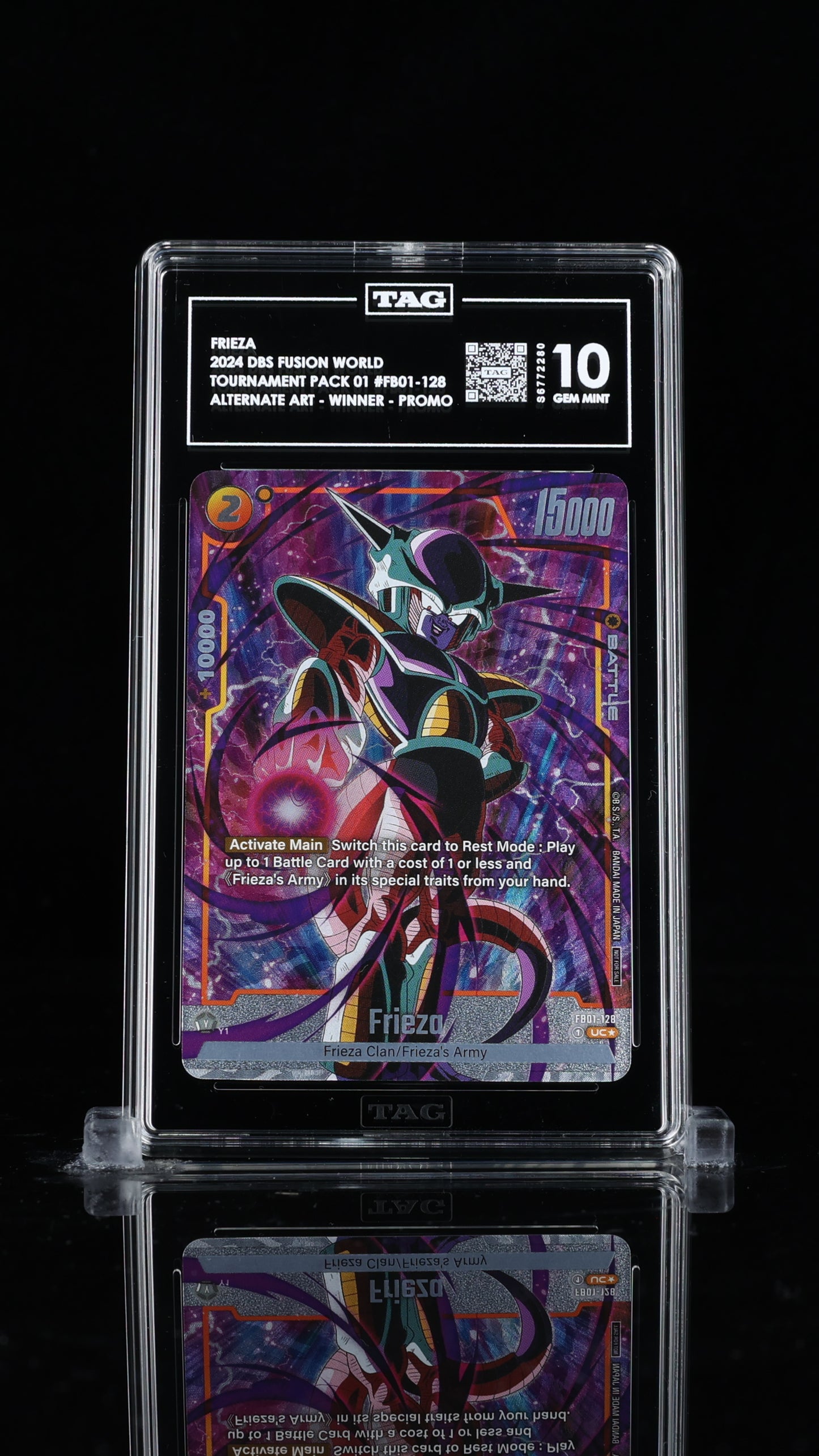 Frieza Tournament Pack 01 - Winner 10 GEM MINT