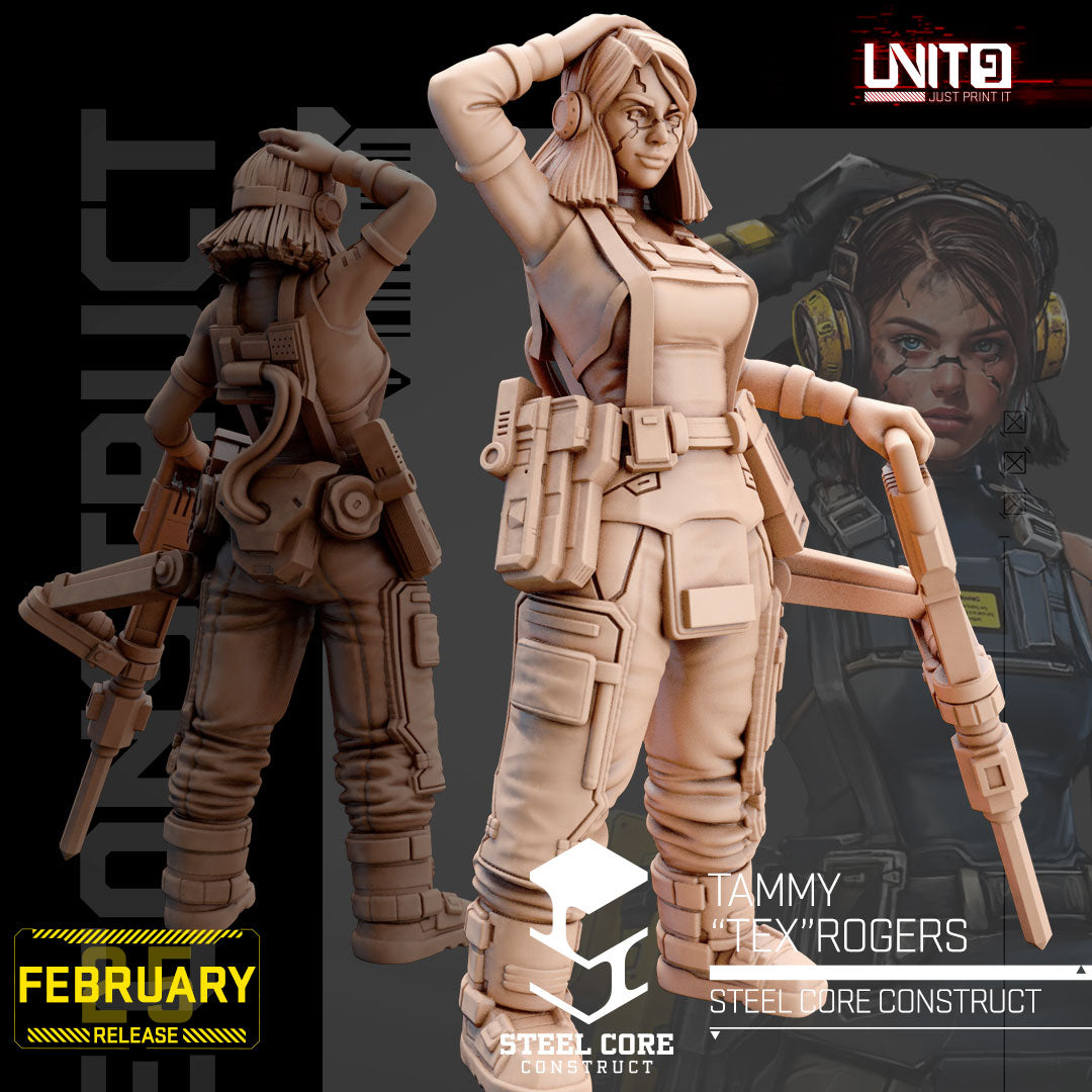 UNIT9 02.2025 – Steel Core Construct | Earl Rusty Chambers | Frank Buck Jennings | Hank Duke Watson | Leviathan 3000 | Randy Bones Carter | Spartan Cargo Drone | Tammy Tex Rogers