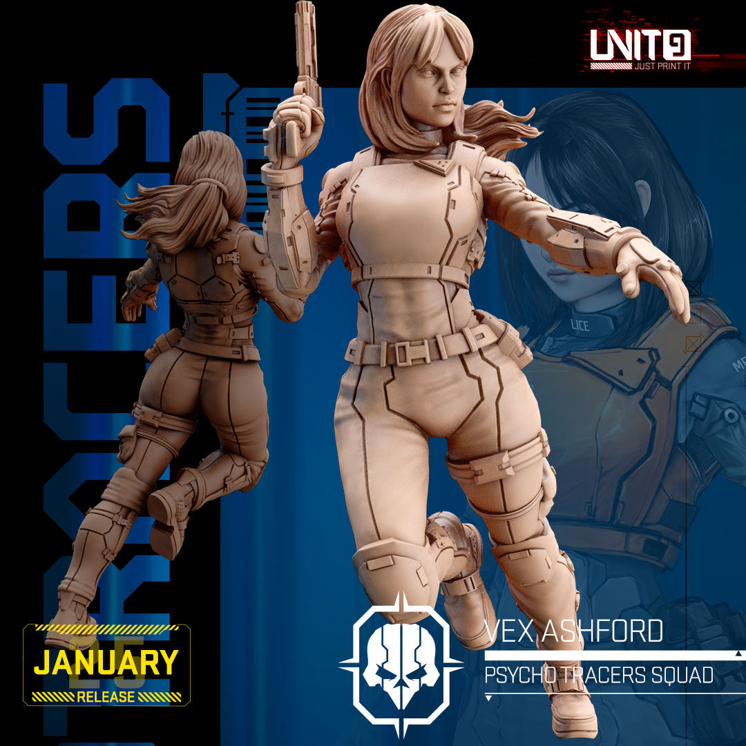 UNIT9 01.2025 – Psycho Tracers Squad | Grid Hunter | Hyper Wasp | Peacekeeper Alpha | Psycho-Striker | Vex Ashford