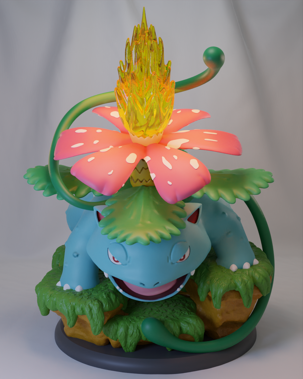 ๐ฟ Poke Crisis Miniatures โ Verdant Bloom Beast Evolution - Bulbasaur, Ivysaur, Venusaur