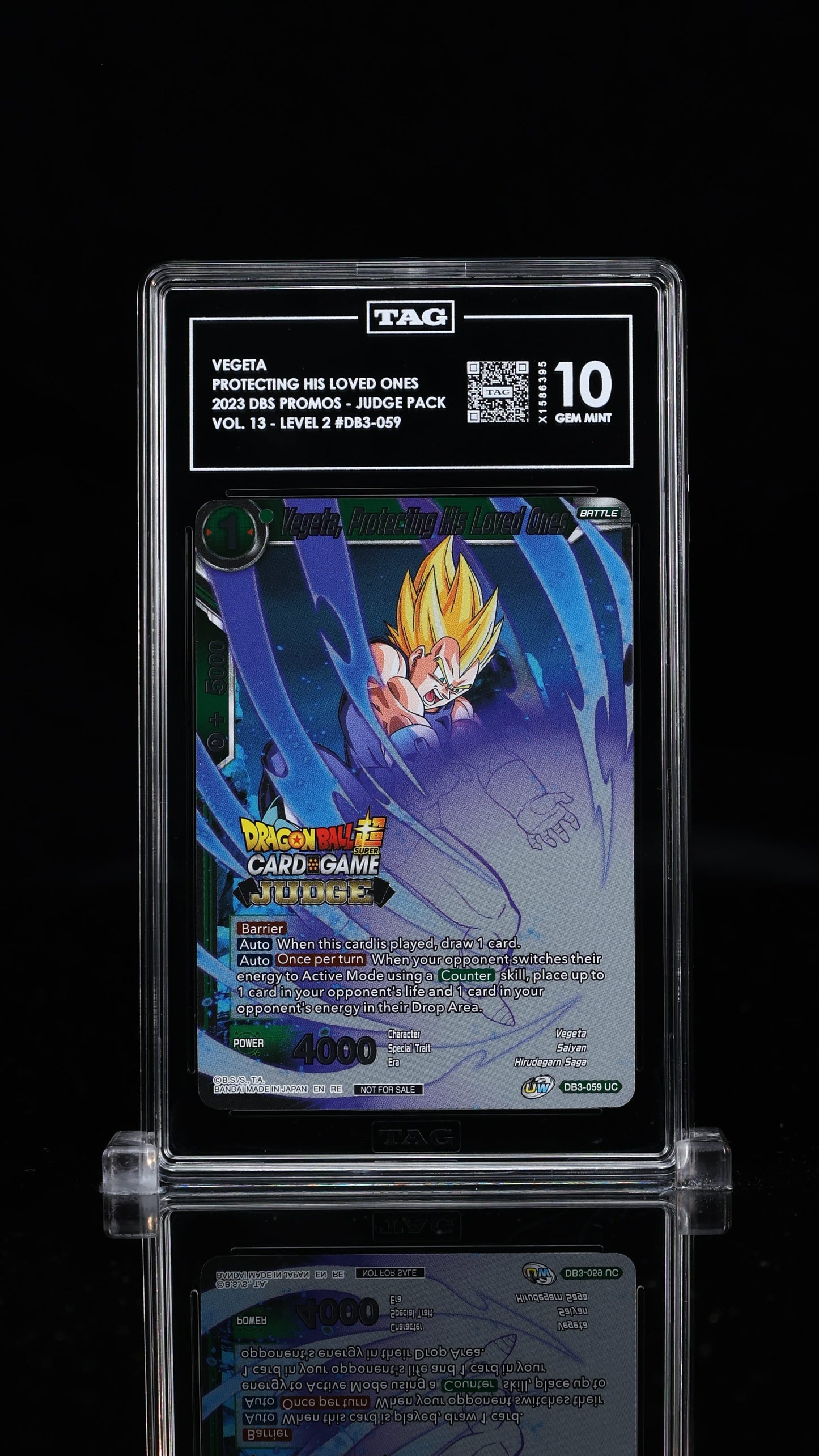 Vegeta, Protecting His Loved Ones Judge Pack Vol. 13 - Level 2 10 GEM MINT