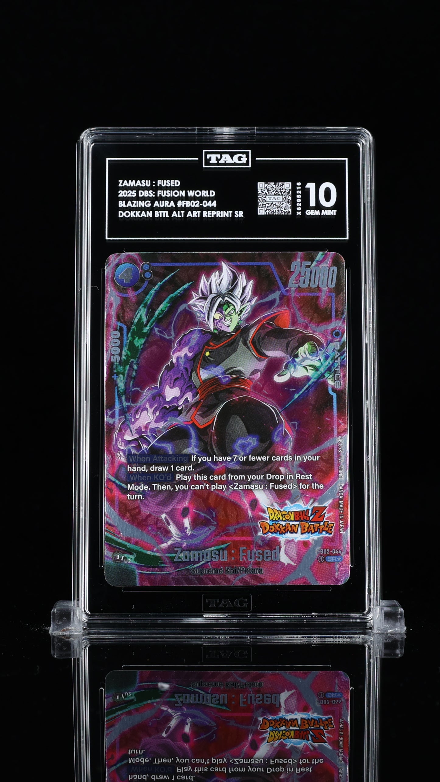 Zamasu : Fused Blazing Aura Alternate Art Reprints 10 GEM MINT